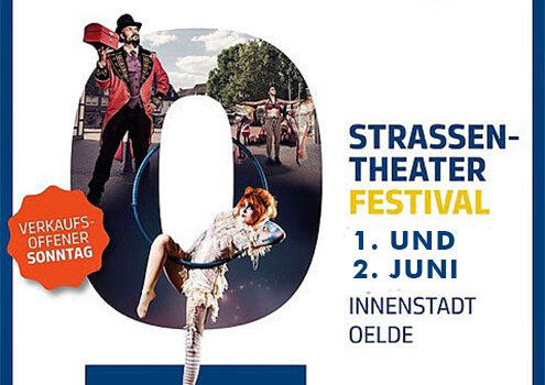 Straßentheater-Festival 1./2. Juni in Oelder Innenstadt