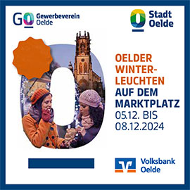 Oelder Winterleuchten  5. bis 8. Dez. Marktplatz